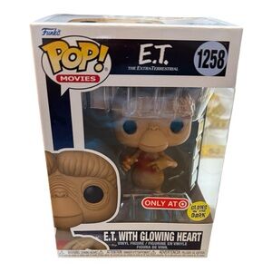 Funko Pop E.T. with Glowing Heart #1258 (Target Exclusive) Glow-in-the-Dark